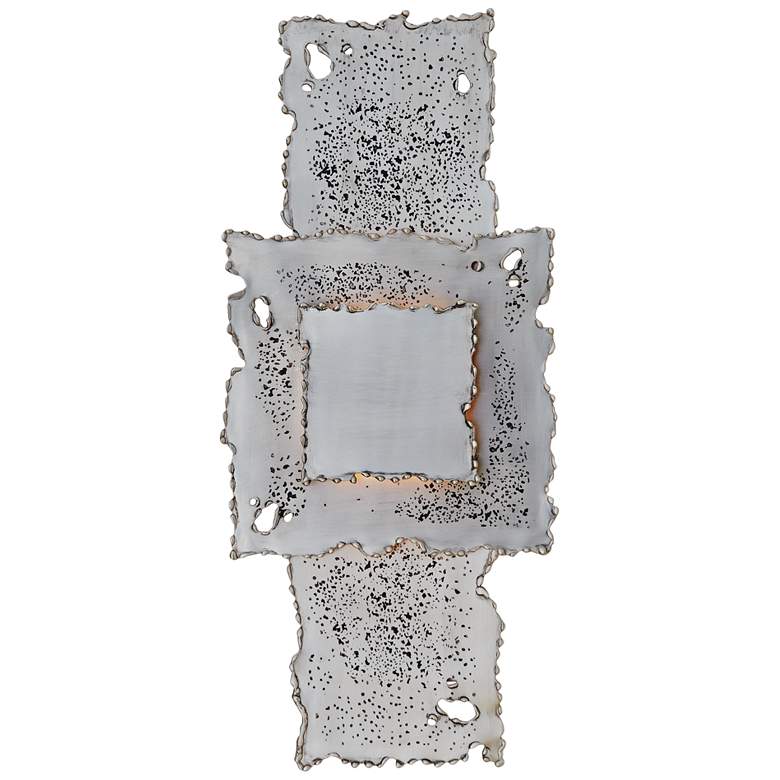 Image 1 Melting Antique Nickel Plug-In Wall Lamp