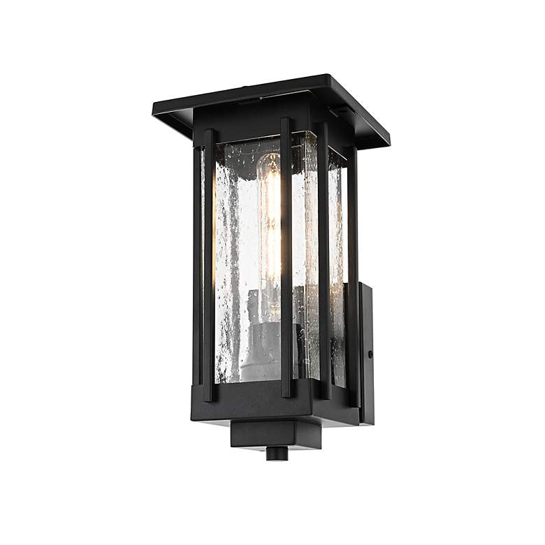 Image 4 Melvale 13" High Black Outdoor Wall Light more views