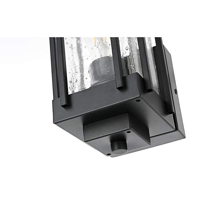 Image 5 Melvale 13" High Black Outdoor Wall Light more views