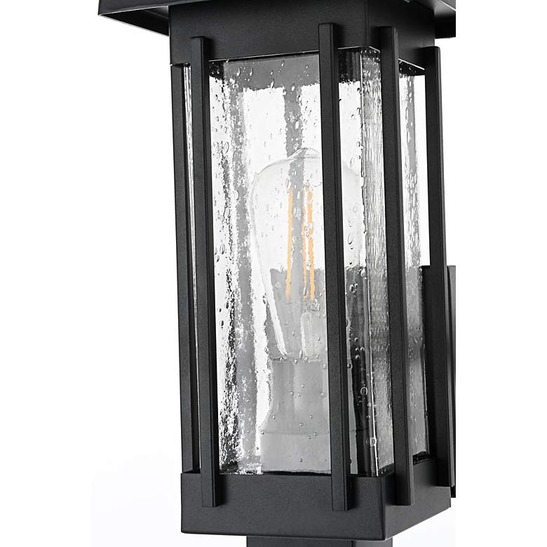 Image 6 Melvale 13" High Black Outdoor Wall Light more views