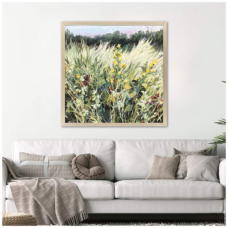 Image 4 Memory of This 39"W x 39"H Transitional Framed Art more views