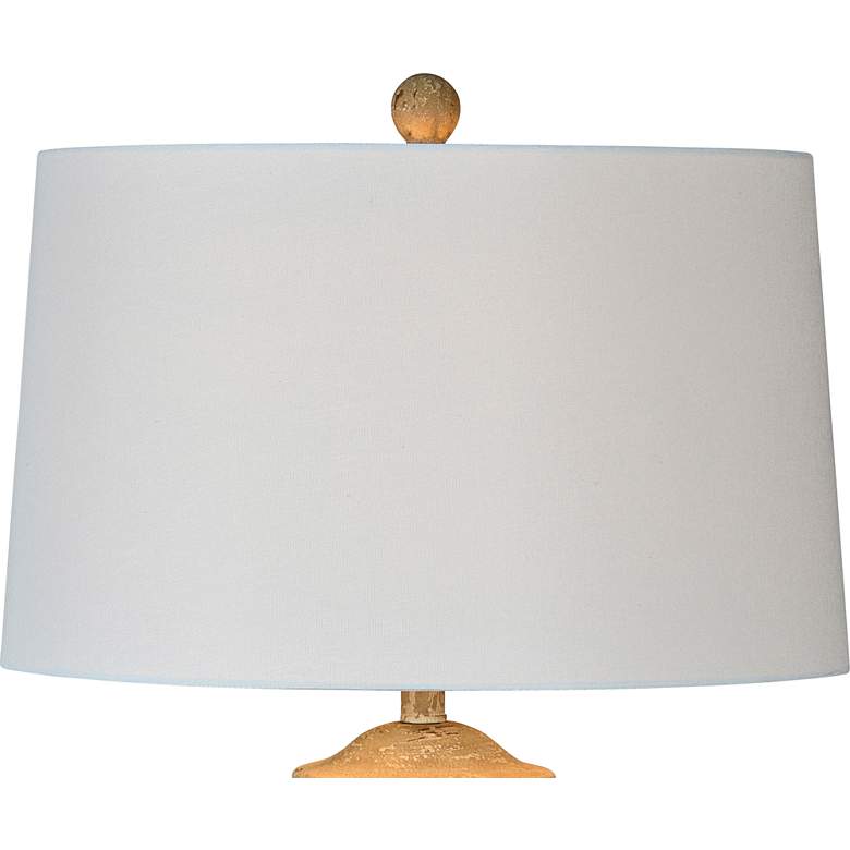 Image 2 Memphis Distressed Sand Jar Table Lamp more views