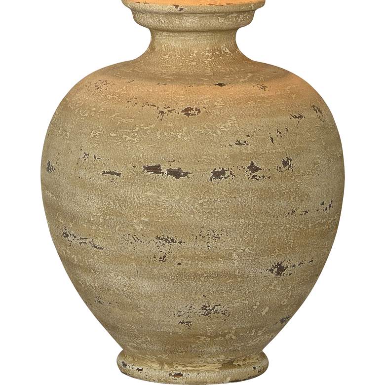 Image 3 Memphis Distressed Sand Jar Table Lamp more views
