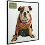 Men&#39;s Best Bully 24" Square Reverse Printed Glass Wall Art