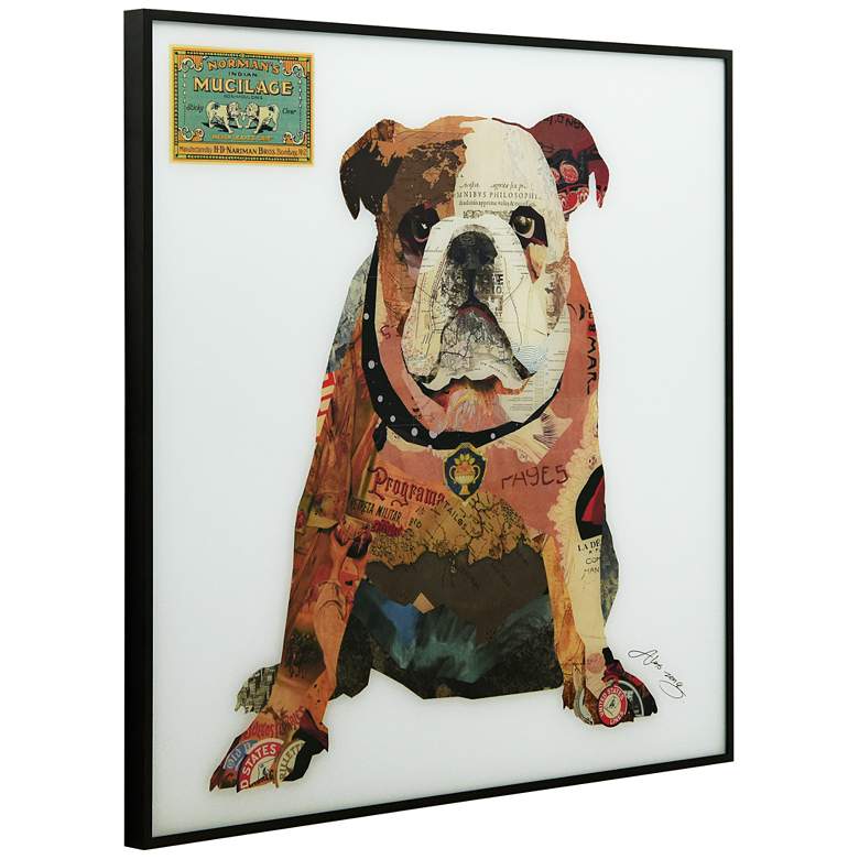 Image 3 Men's Best Bully 24" Square Reverse Printed Glass Wall Art more views