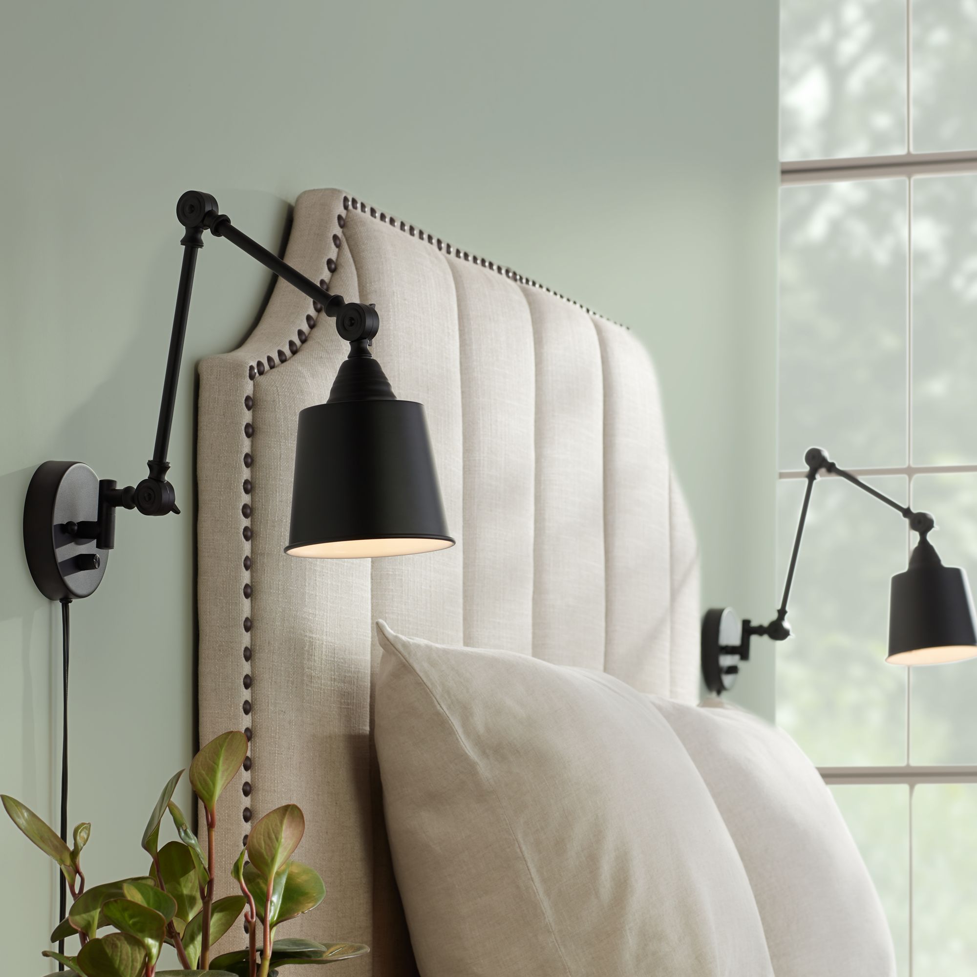 mounted bedside lamp