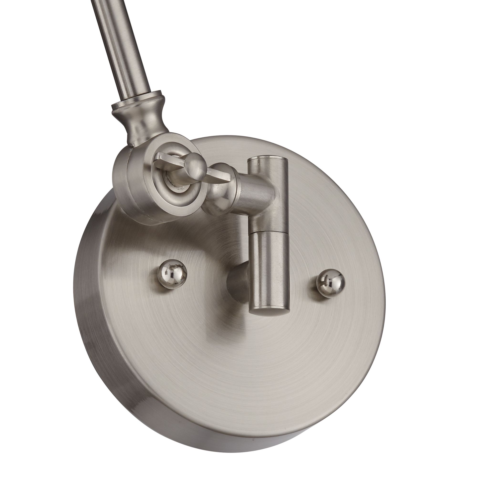 Mendes Brushed Nickel Hardwire Wall Lamp 35C74 Lamps Plus