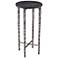 Mendez 24' Tall Cast Aluminum/Marble Accent Table