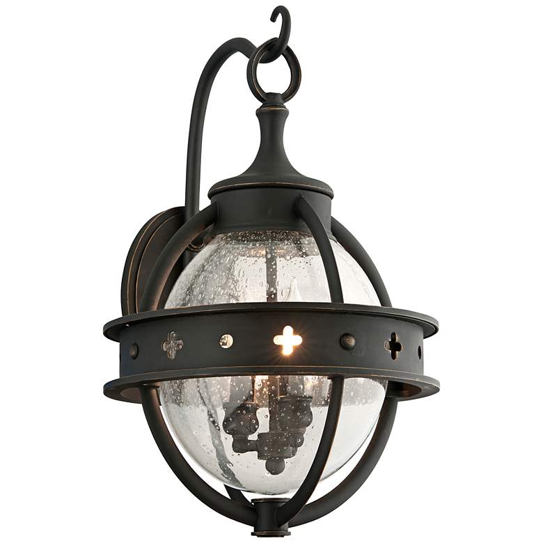 Image 1 Mendocino Collection 19" High Black Outdoor Wall Light