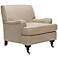 Mendolez Nail Head Gold Upholstered Club Chair