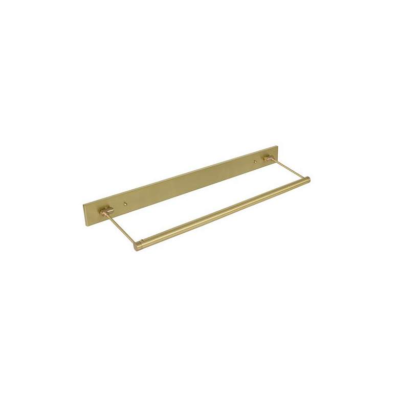 Image 1 Mendon 33" Wide Satin Brass Direct Wire LED Picture Light