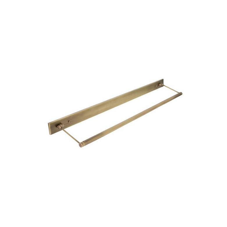 Image 1 Mendon 43" Wide Antique Brass Direct Wire LED Picture Light