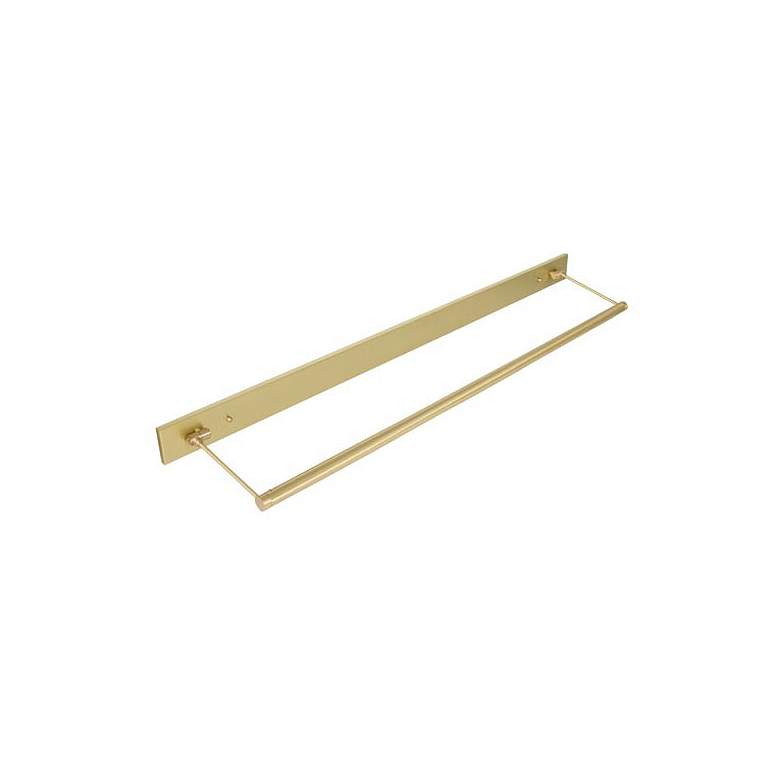Image 1 Mendon 43" Wide Satin Brass Direct Wire LED Picture Light
