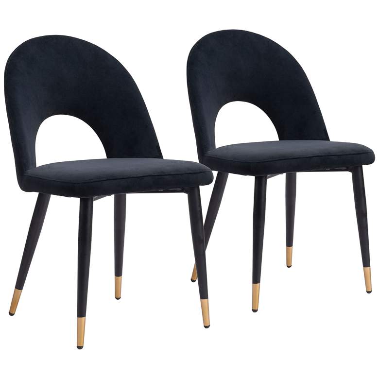 Image 1 Menlo Dining Chair (Set of 2) Black