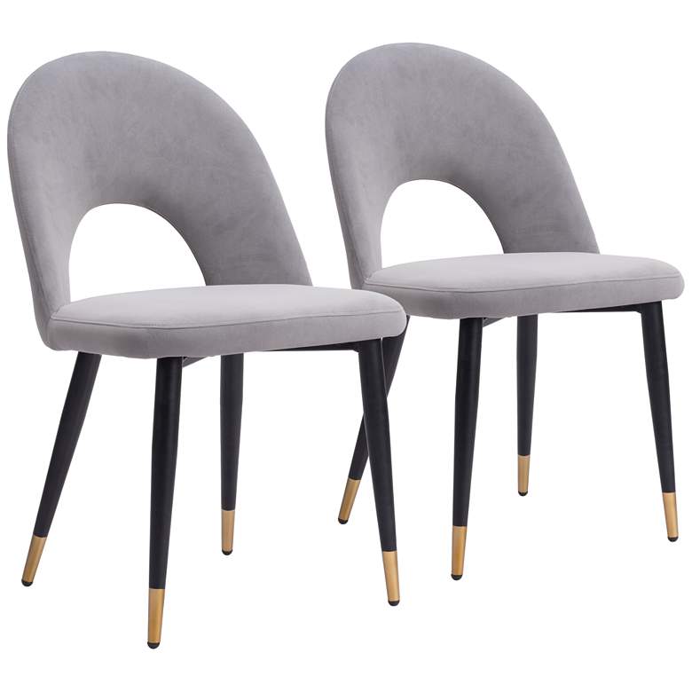 Image 1 Menlo Dining Chair (Set of 2) Gray