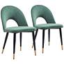 Menlo Dining Chair (Set of 2) Green