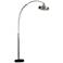 Menlo Metallic Polished Chrome Arc Floor Lamp