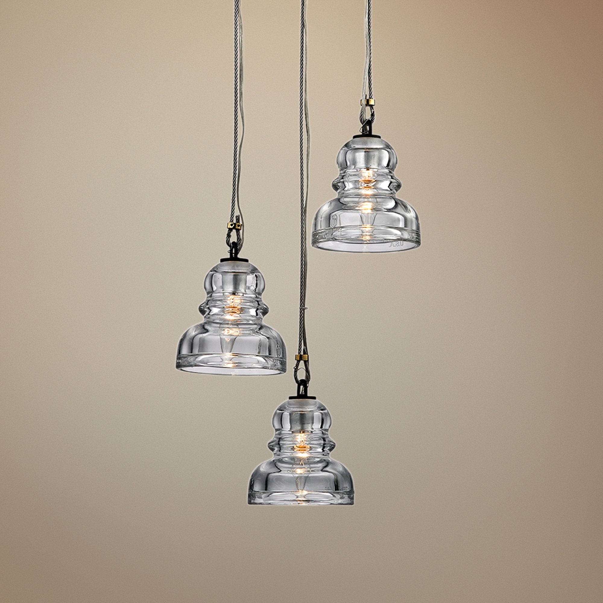 Menlo Park 13 3/4" Wide Deep Bronze Multi Light Pendant 34V10