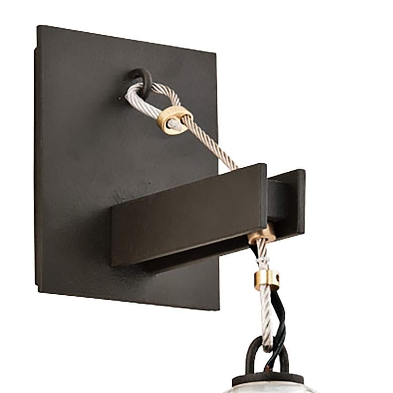 Image 4 Menlo Park 14" High Deep Bronze Wall Sconce more views