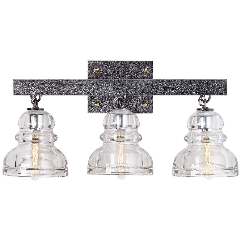 Image 4 Menlo Park 20 1/2" Wide Old Silver Bath Light more views