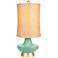 Meoghan 23" Aged Gold and Green Turquoise Accent Table Lamp