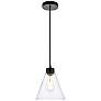 1_Mera 1 Lt Black Pendant