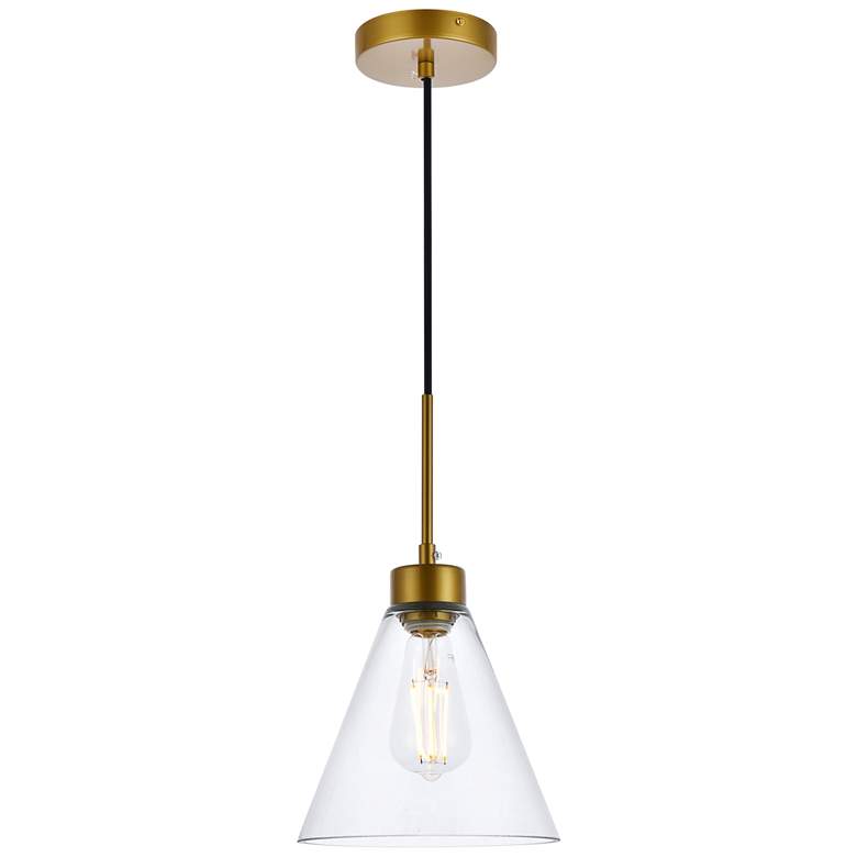 Image 1 Mera 1 Lt Brass Pendant