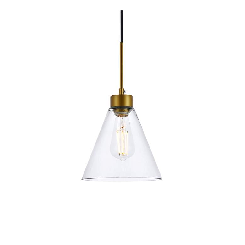 Image 3 Mera 1 Lt Brass Pendant more views