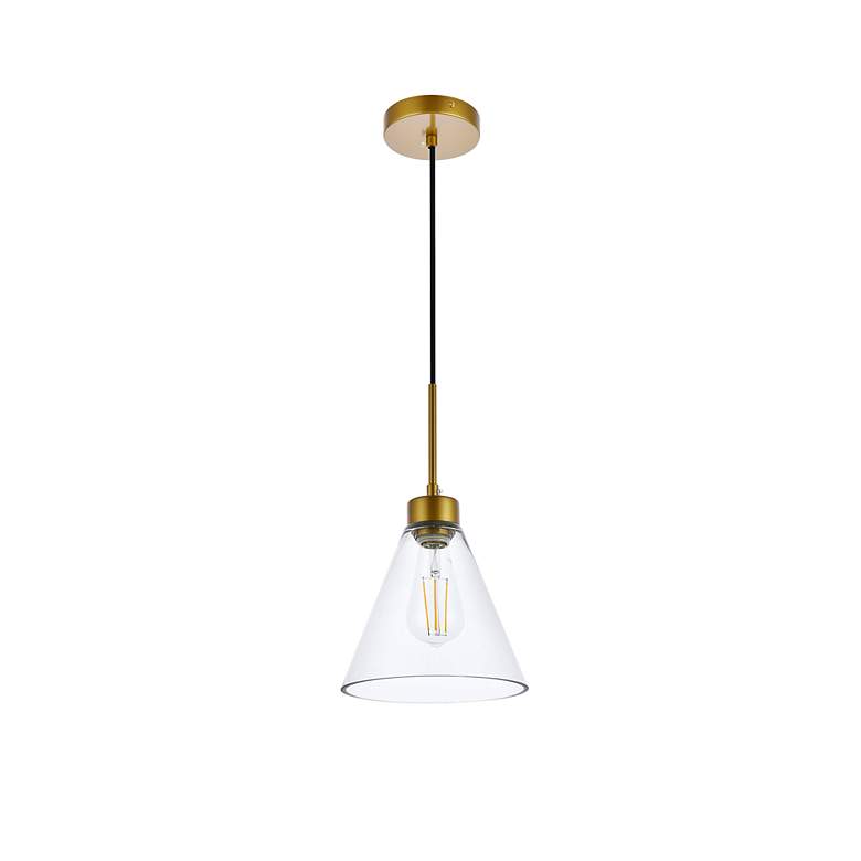 Image 7 Mera 1 Lt Brass Pendant more views