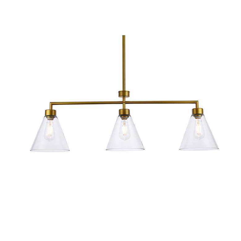 Image 4 Mera 3 Lts Brass Pendant more views