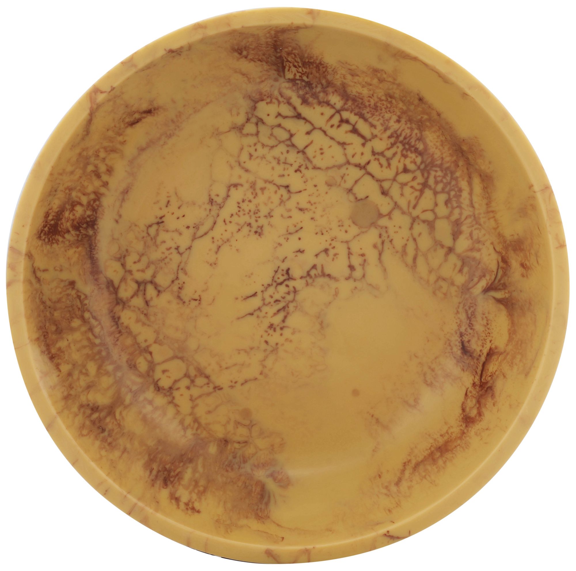 Image 3 Mera Mustard Yellow Resin Serving Bowl more views