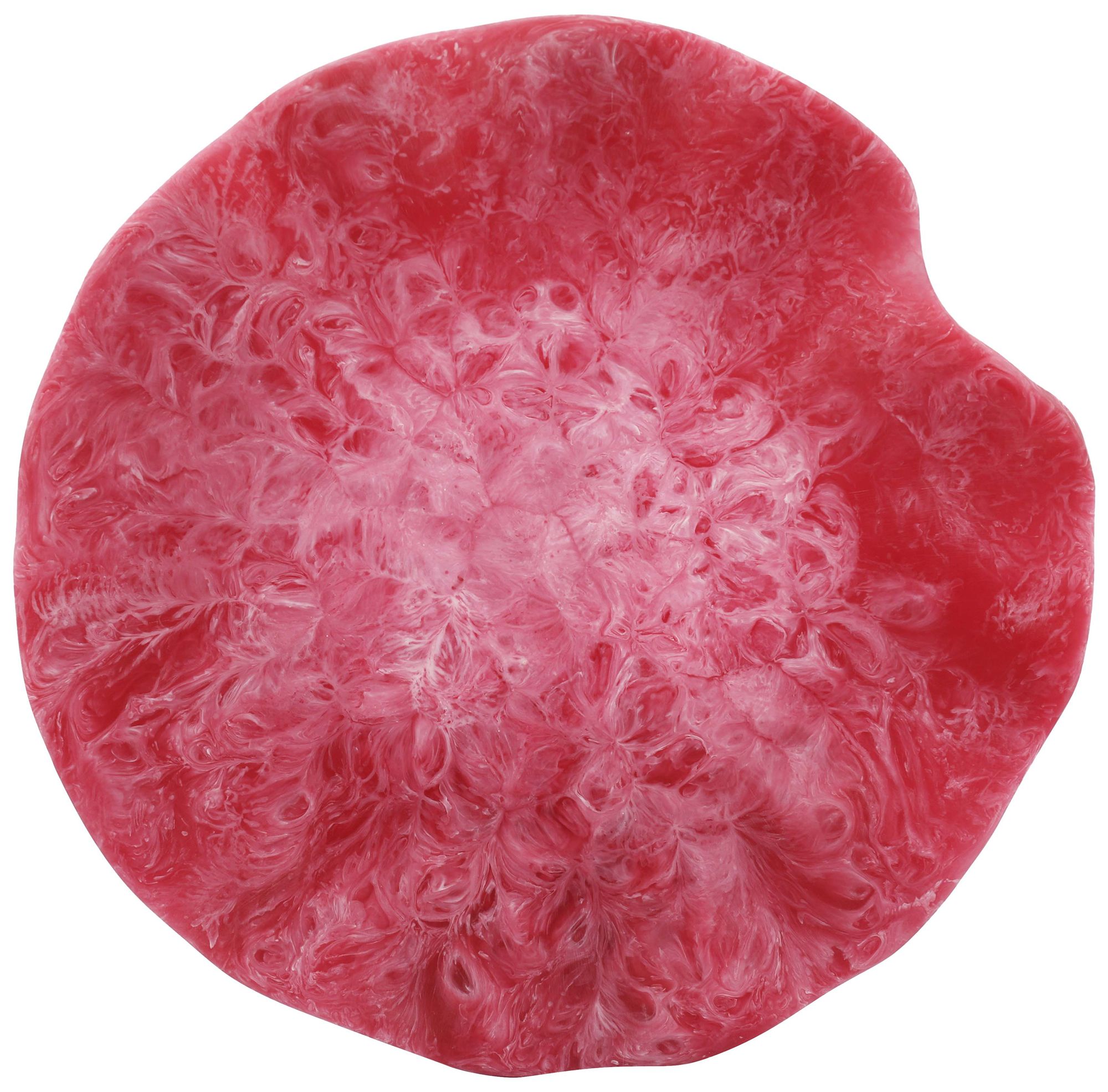 Image 2 Mera Ruby Red Resin Petal Tray more views
