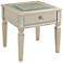 Meranto 24 1/2" Wide Silver 1-Drawer End Table
