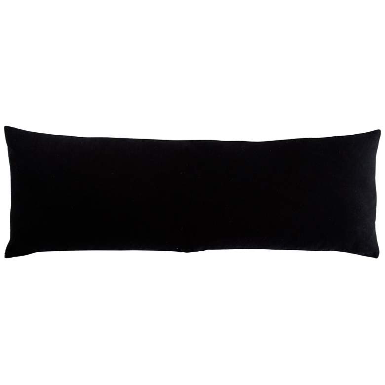 Image 5 Mercado Linnean White and Gray Striped 40"x14" Throw Pillow more views