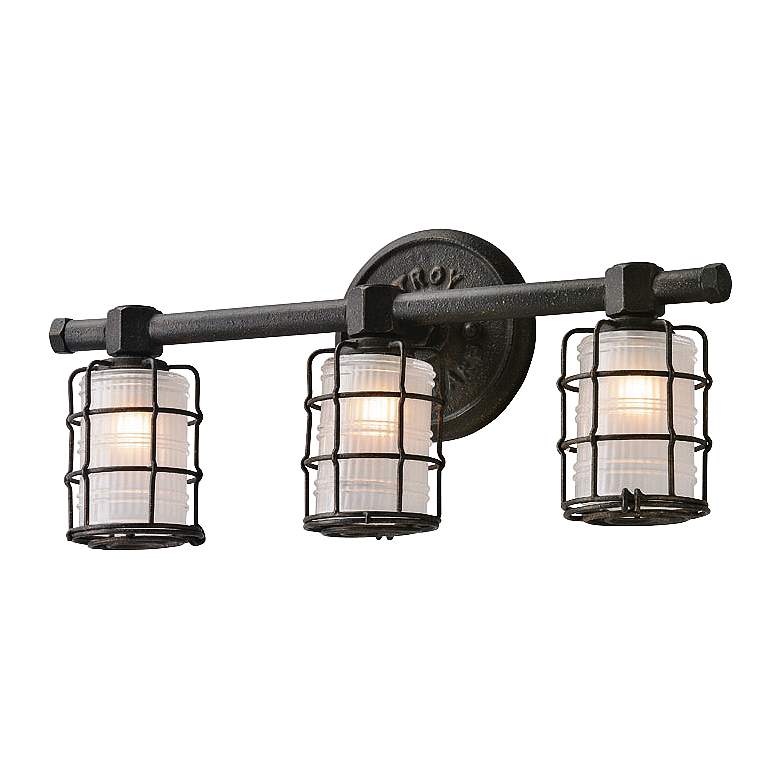 Image 1 Mercantile 20" Wide Vintage Bronze Bath Light
