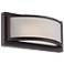 Mercer; (1) LED Wall Sconce; Frosted Glass; Georgetown Bronze Finish