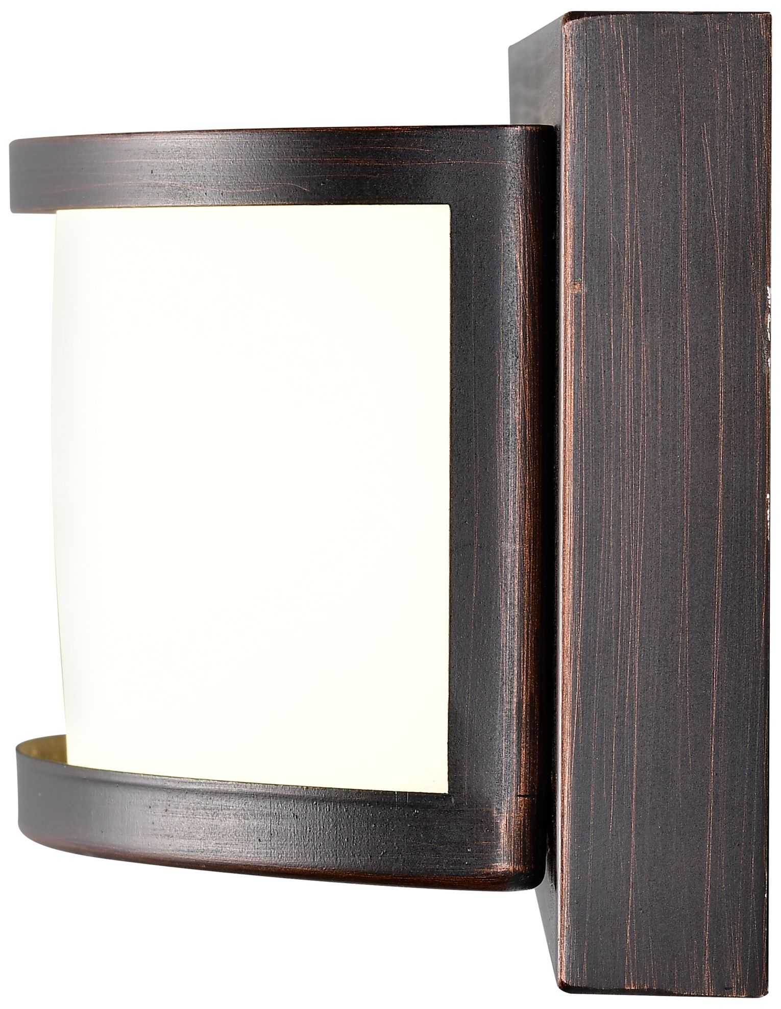 Image 3 Mercer; (1) LED Wall Sconce; Frosted Glass; Georgetown Bronze Finish more views