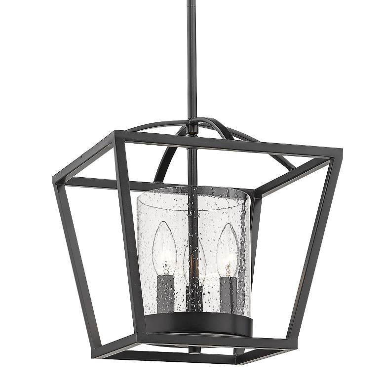 Image 2 Mercer 11 3/4" Wide Matte Black 3-Light Mini Pendant