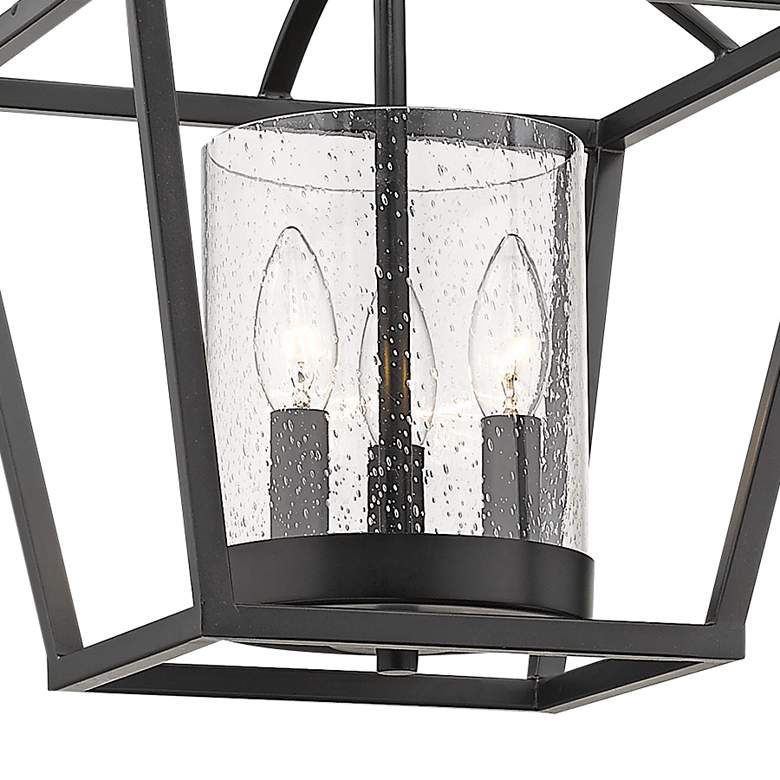 Image 3 Mercer 11 3/4" Wide Matte Black 3-Light Mini Pendant more views