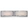 Mercer; (2) LED Wall Sconce; Frosted Glass; Brushed Nickel Finish