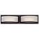 Mercer; (2) LED Wall Sconce; Frosted Glass; Georgetown Bronze Finish