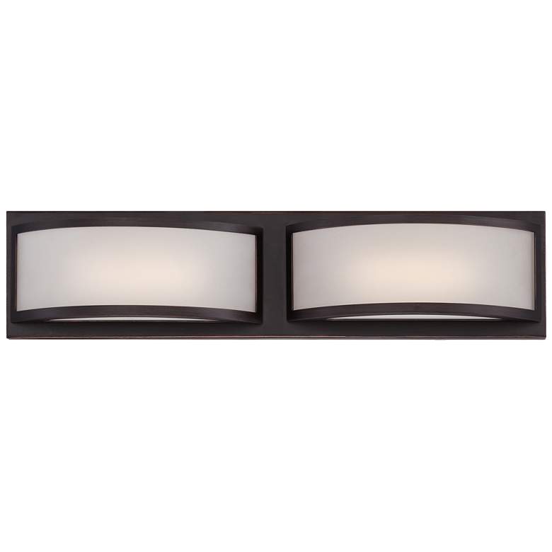 Image 1 Mercer; (2) LED Wall Sconce; Frosted Glass; Georgetown Bronze Finish