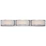 Mercer; (3) LED Wall Sconce; Frosted Glass; Brushed Nickel Finish
