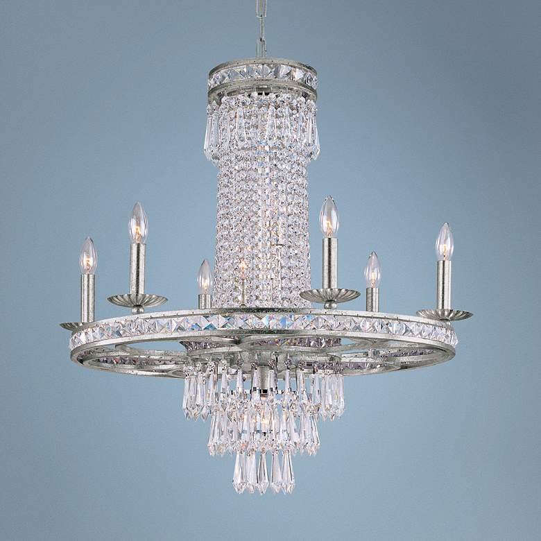 Image 1 Mercer 33 inch High Clear Crystal Chandelier