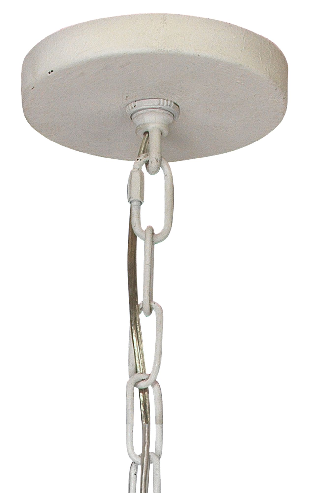 Image 4 Mercer 36" Wide White Gesso Metal 8-Light 2-Tier Chandelier more views