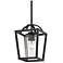Mercer 7" Wide Matte Black Cage Mini Pendant