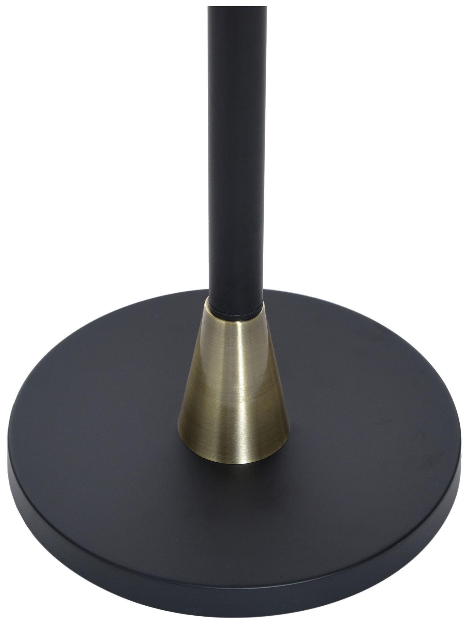 Image 4 Mercer 70" High Pesch Gold & Black Floor Lamp with Clear Seeded Shade more views