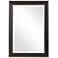 Mercer Dark Bronze 30 1/4" x 42 1/4" Rectangular Wall Mirror