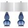 Mercurio Clear Double Gourd Table Lamp Set of 2