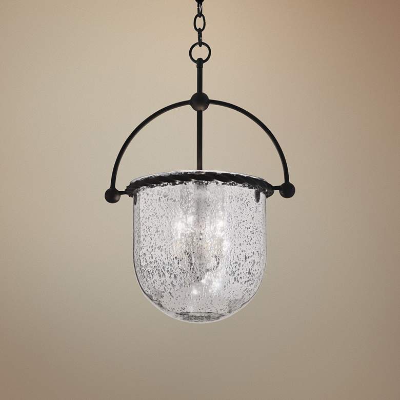 Image 1 Mercury 17" Wide Old Iron Pendant Light